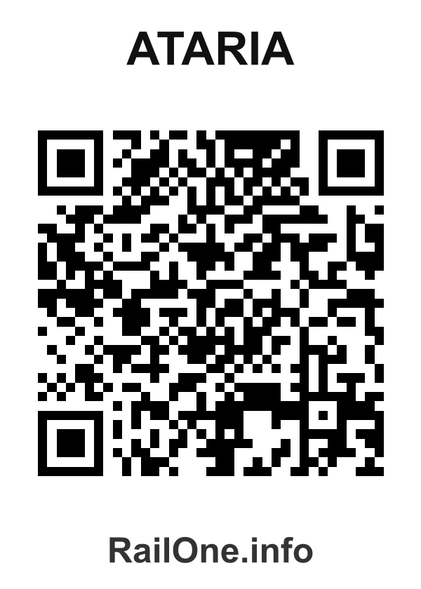 RailOne QR Code for Ataria station