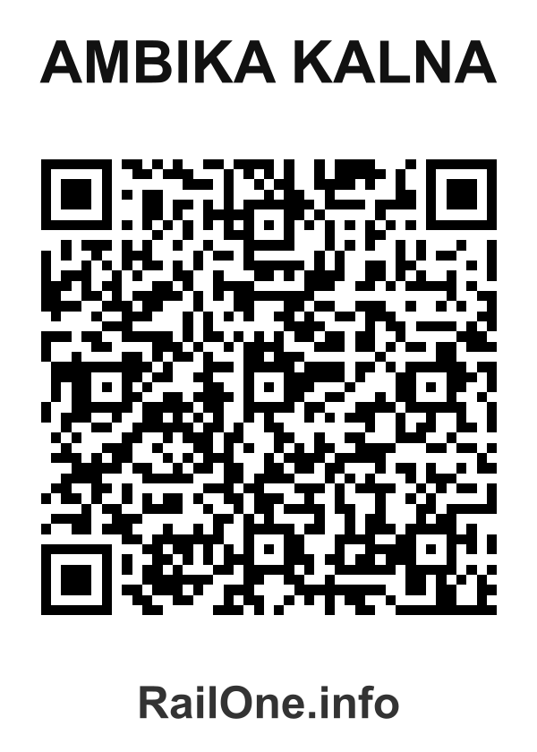 RailOne QR Code for Ambika Kalna station