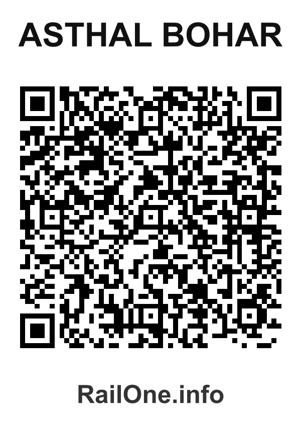 RailOne QR Code for Asthal Bohar station