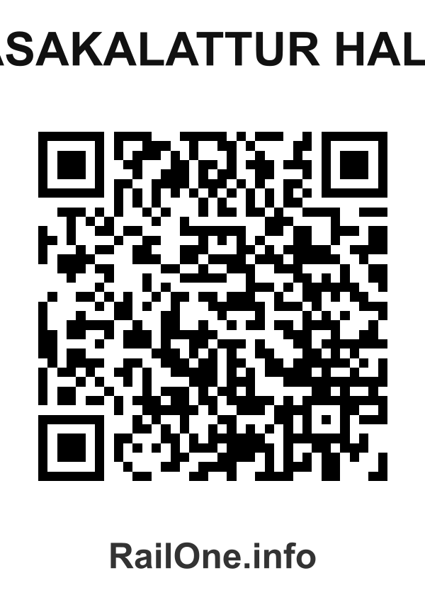 RailOne QR Code for Asakalattur Halt station