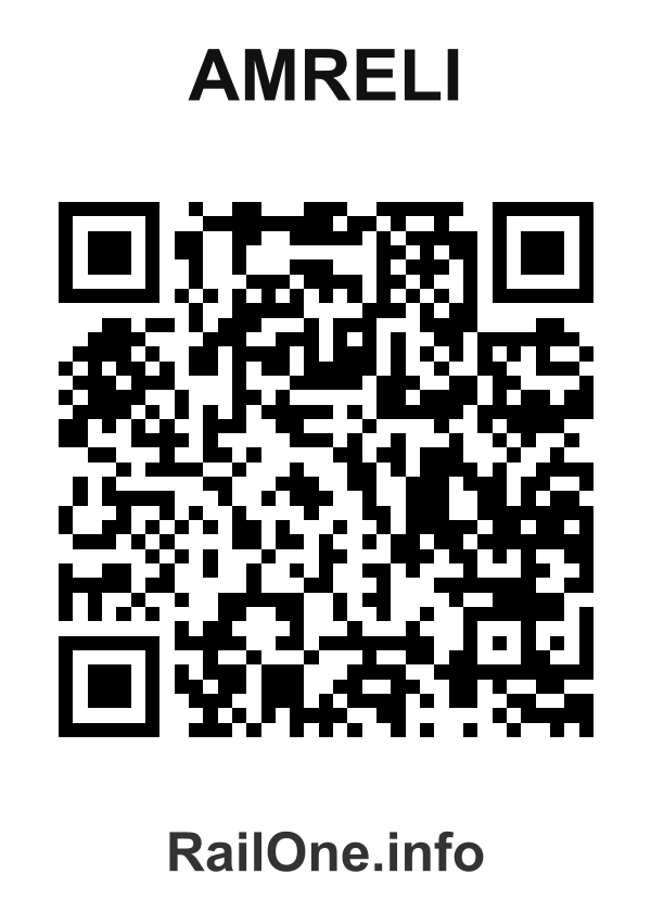 RailOne QR Code for Amreli station