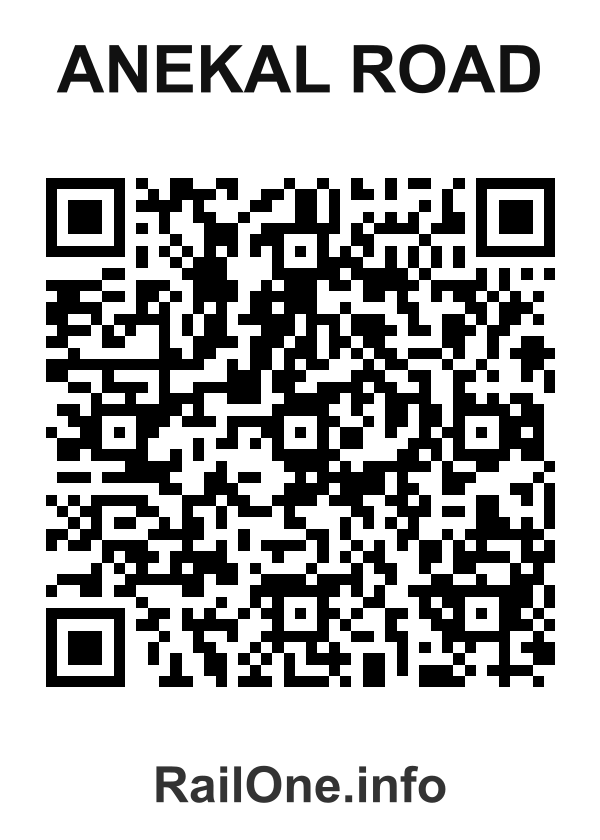 RailOne QR Code for Anekal Road station