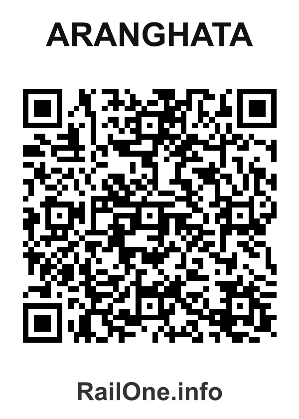 RailOne QR Code for Aranghata station