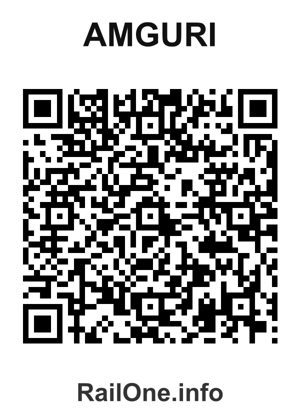 RailOne QR Code for Amguri station