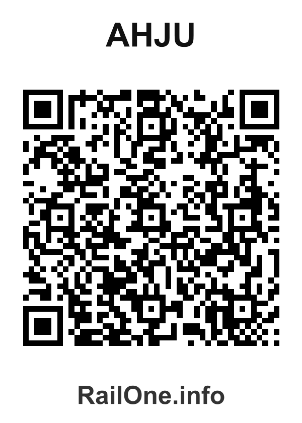 RailOne QR Code for Ahju station