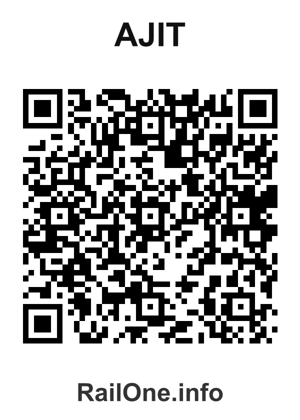 RailOne QR Code for Ajit station