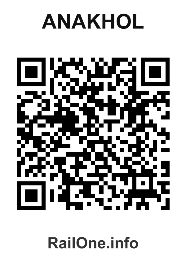 RailOne QR Code for Anakhol station