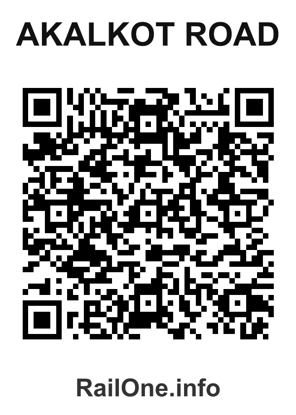 RailOne QR Code for Akalkot Road station