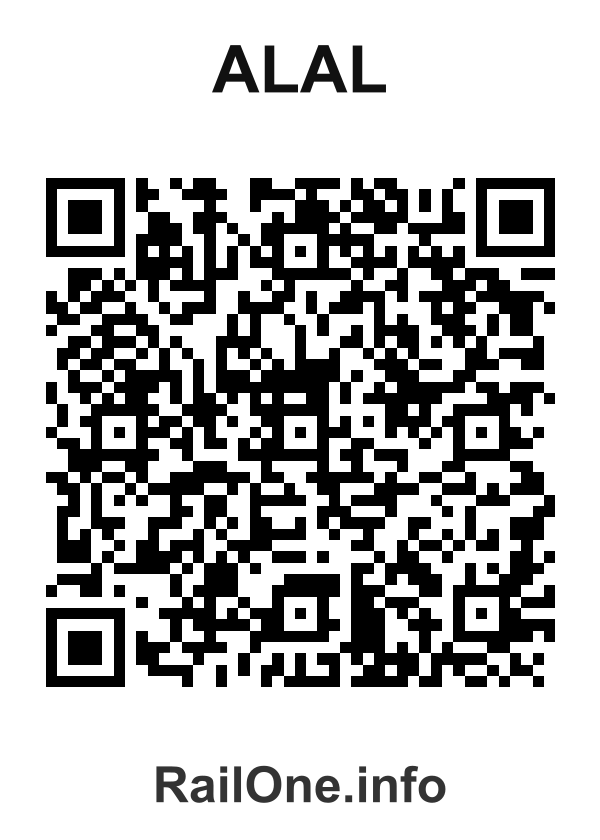 RailOne QR Code for Alal station