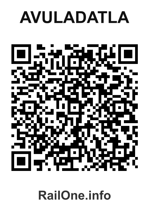 RailOne QR Code for Avuladatla station