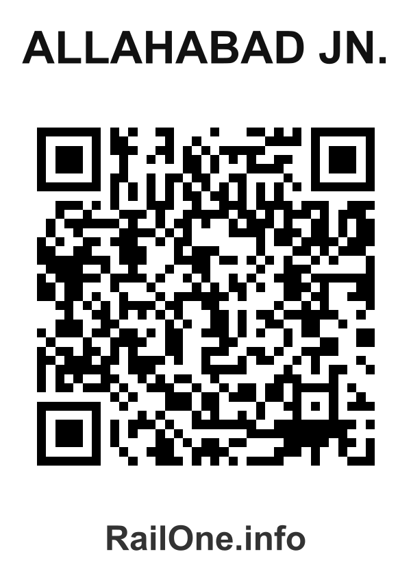 RailOne QR Code for Allahabad Jn. station
