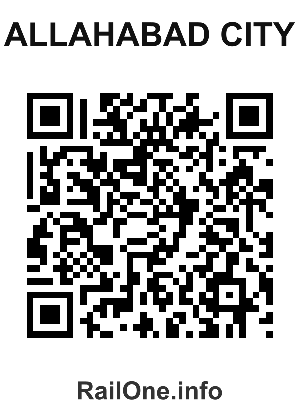 RailOne QR Code for Allahabad City station
