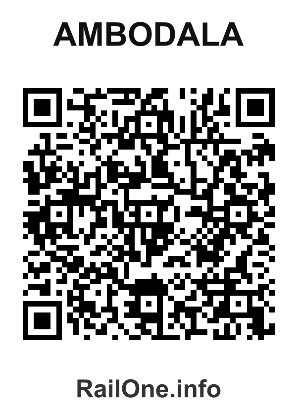 RailOne QR Code for Ambodala station