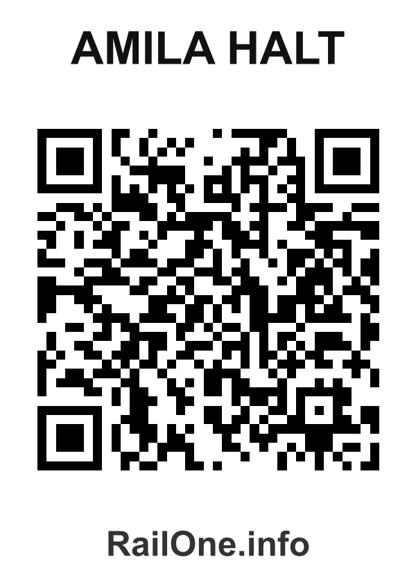 RailOne QR Code for Amila Halt station