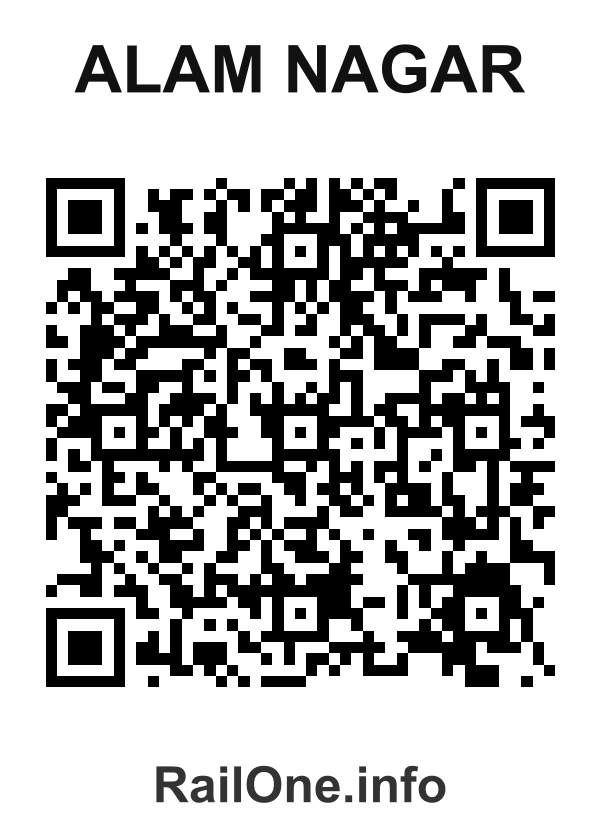 RailOne QR Code for Alam Nagar station