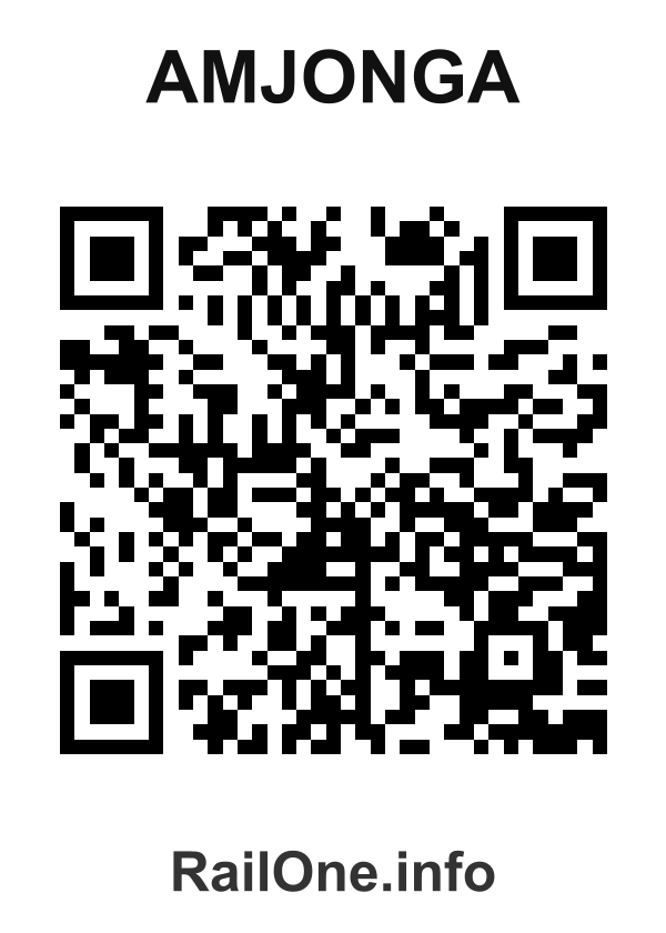 RailOne QR Code for Amjonga station