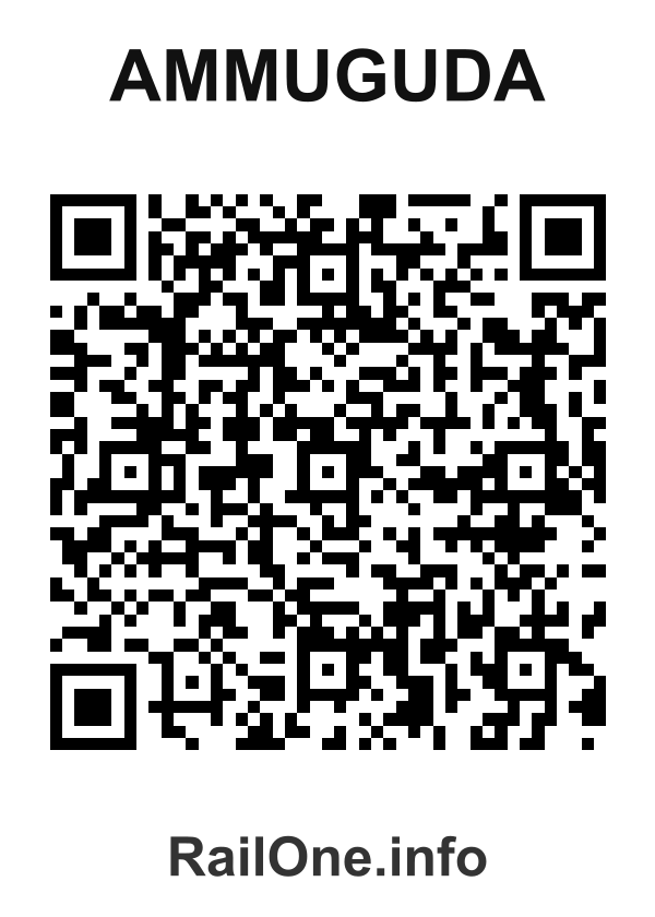 RailOne QR Code for Ammuguda station