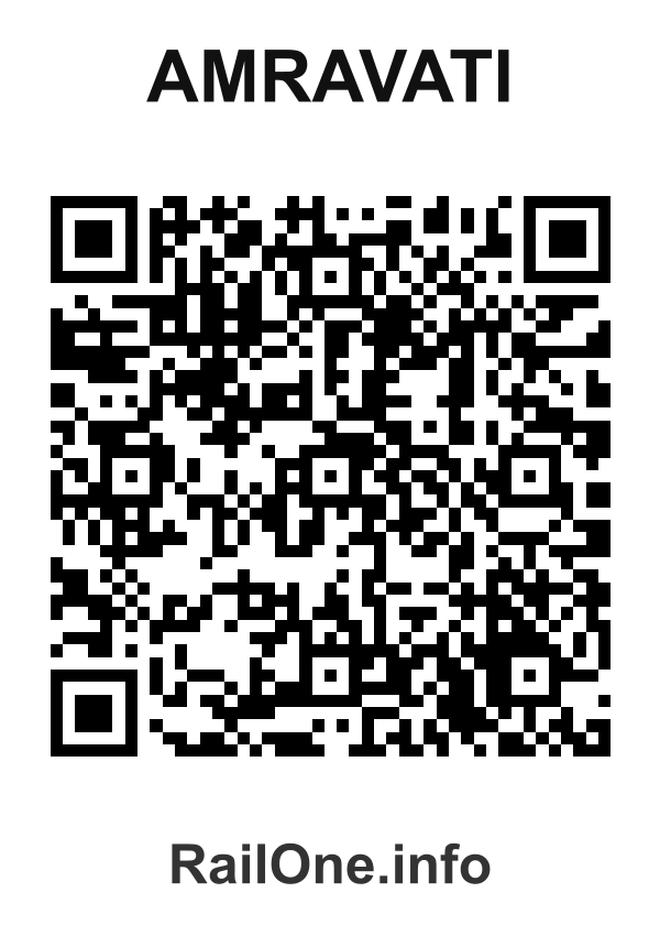 RailOne QR Code for Amravati station