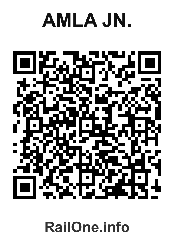 RailOne QR Code for Amla Jn. station