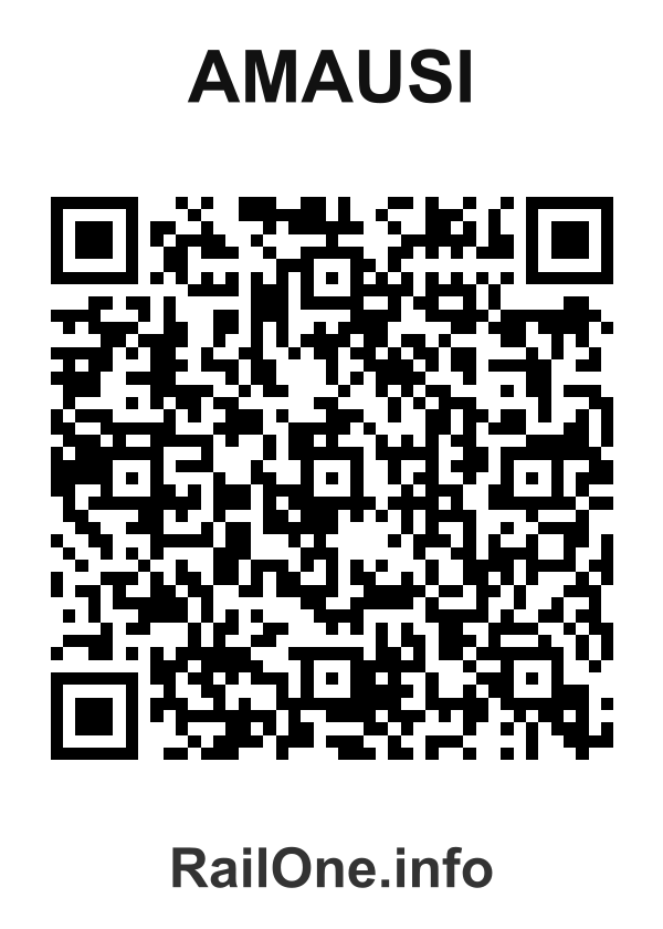 RailOne QR Code for Amausi station