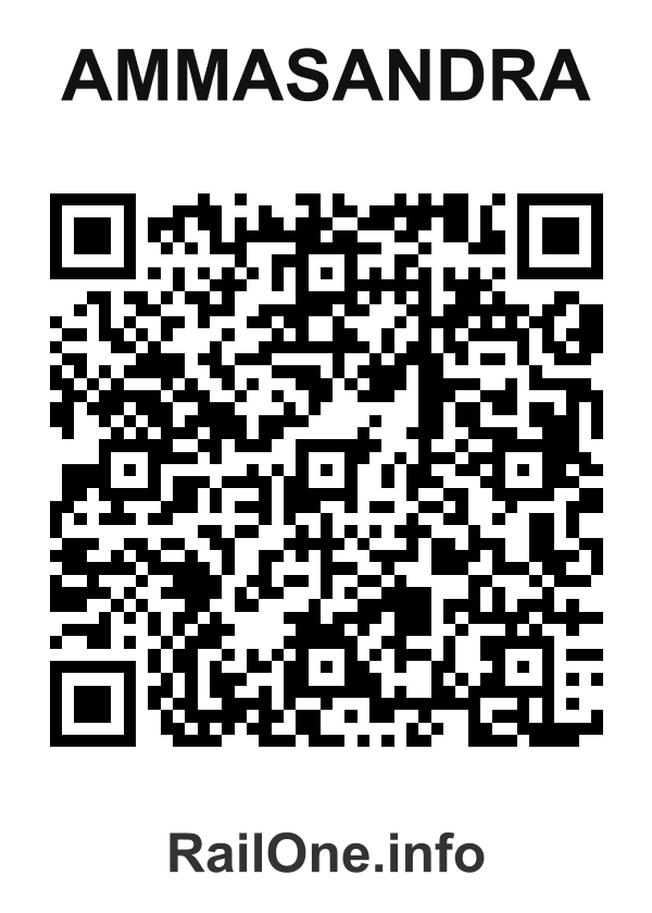 RailOne QR Code for Ammasandra station