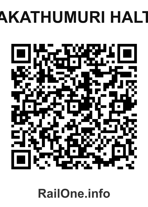 RailOne QR Code for Akathumuri Halt station