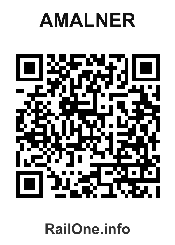 RailOne QR Code for Amalner station