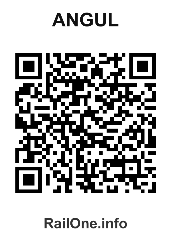 RailOne QR Code for Angul station
