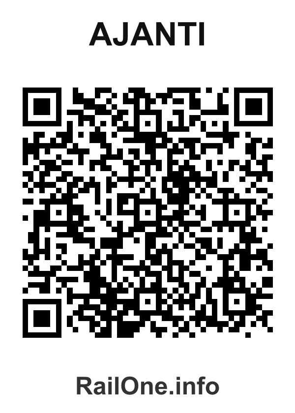 RailOne QR Code for Ajanti station
