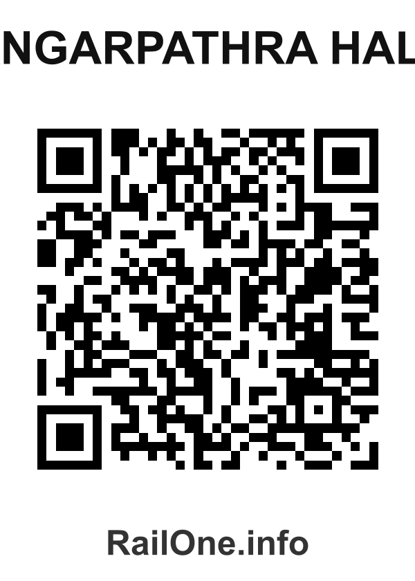 RailOne QR Code for Angarpathra Halt station