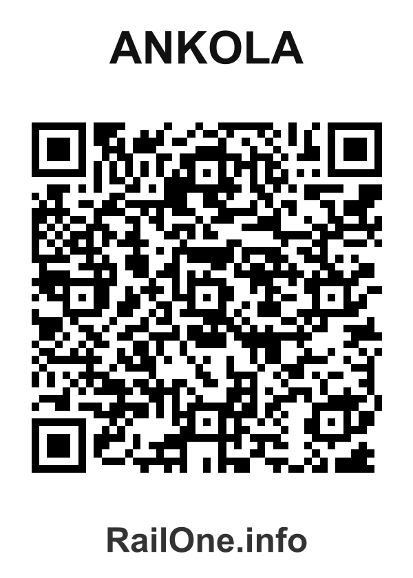 RailOne QR Code for Ankola station