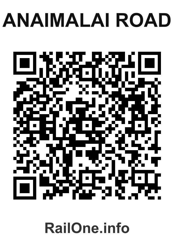 RailOne QR Code for Anaimalai Road station