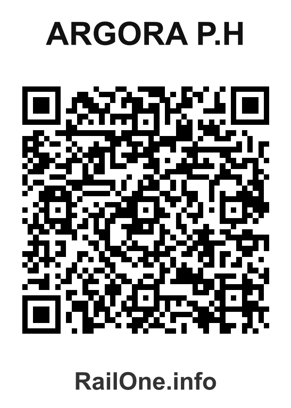 RailOne QR Code for Argora P.h station