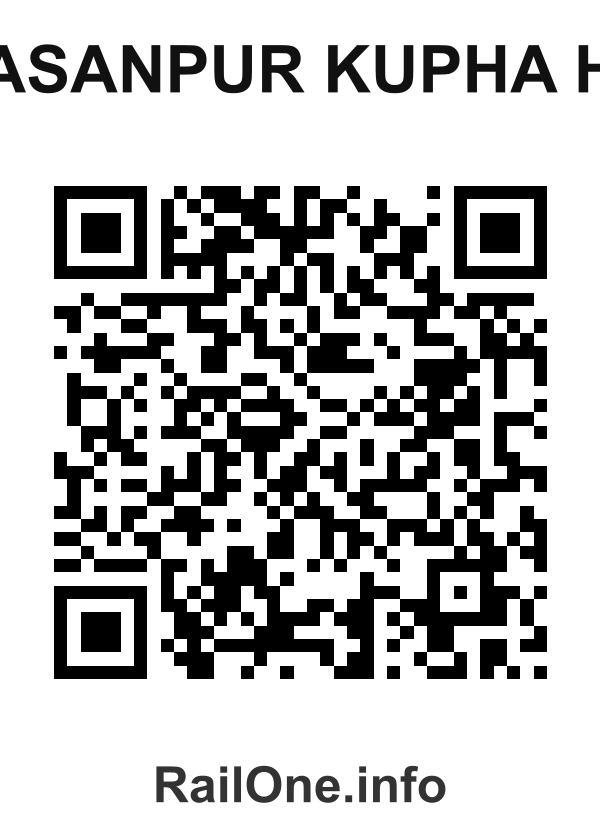 RailOne QR Code for Asanpur Kupha H station