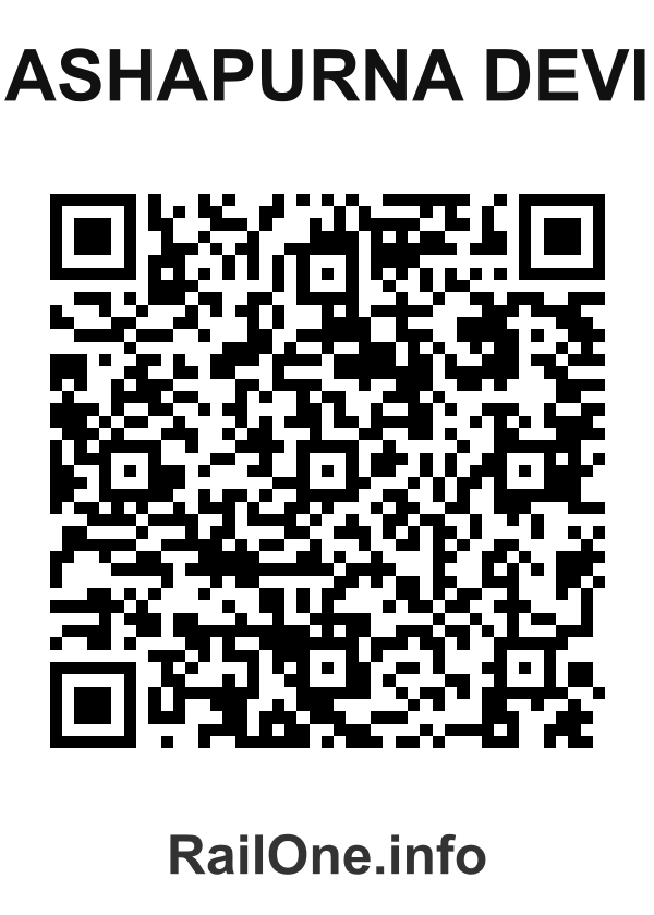 RailOne QR Code for Ashapurna Devi station