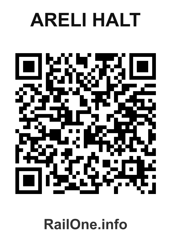 RailOne QR Code for Areli Halt station