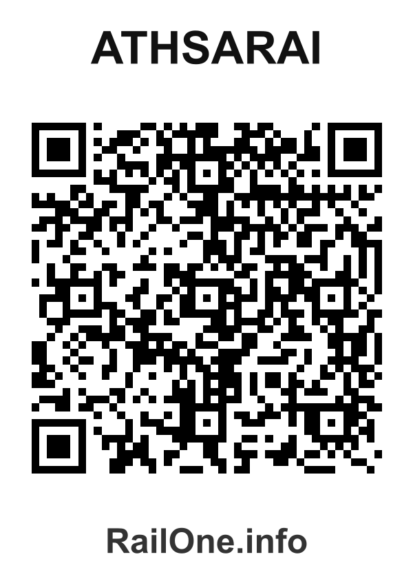 RailOne QR Code for Athsarai station