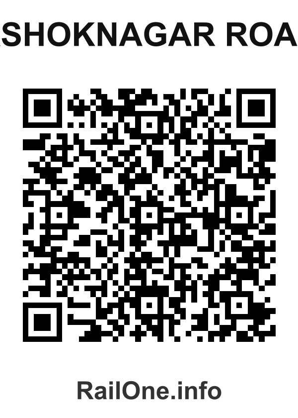 RailOne QR Code for Ashoknagar Road station