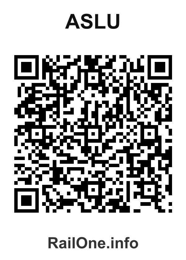 RailOne QR Code for Aslu station