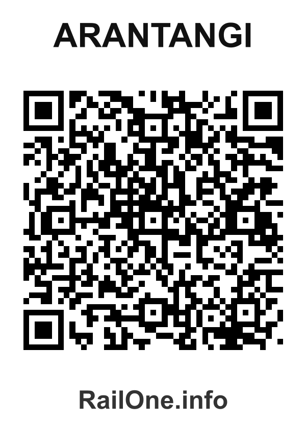 RailOne QR Code for Arantangi station