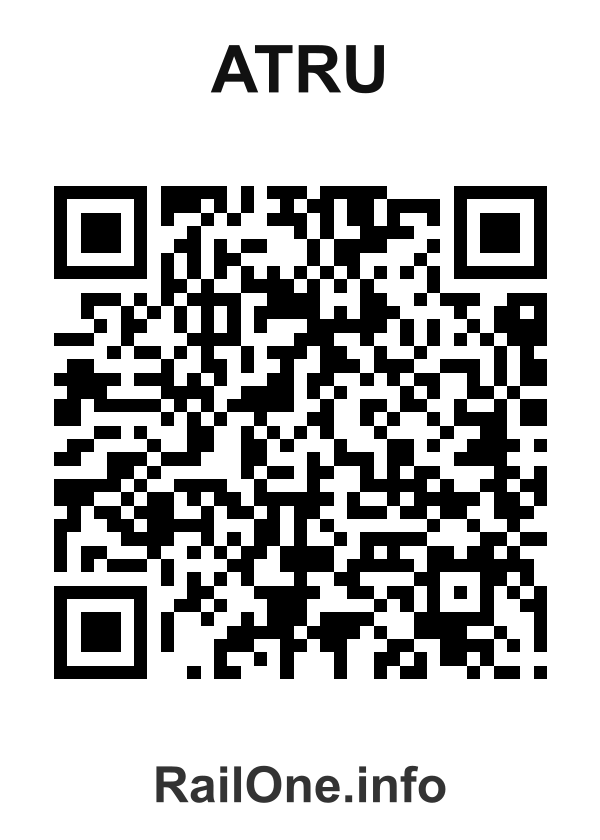 RailOne QR Code for Atru station