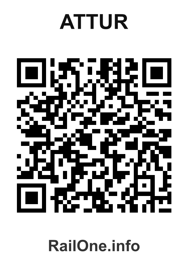 RailOne QR Code for Attur station