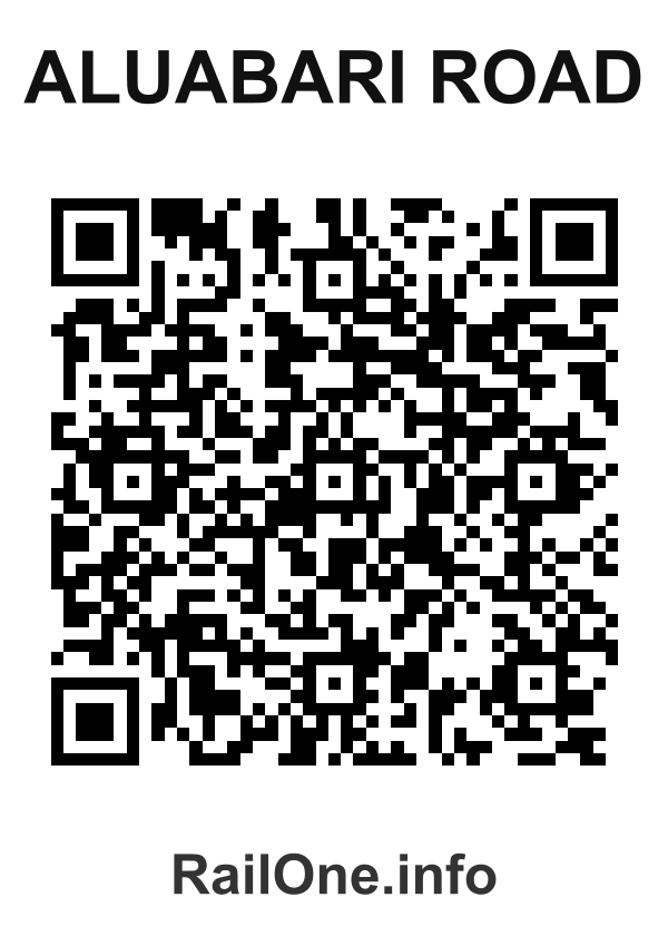 RailOne QR Code for Aluabari Road station