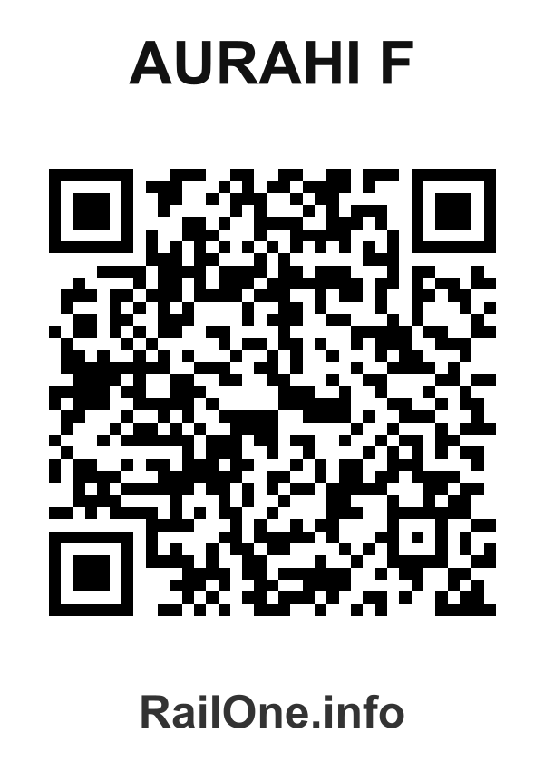 RailOne QR Code for Aurahi F station