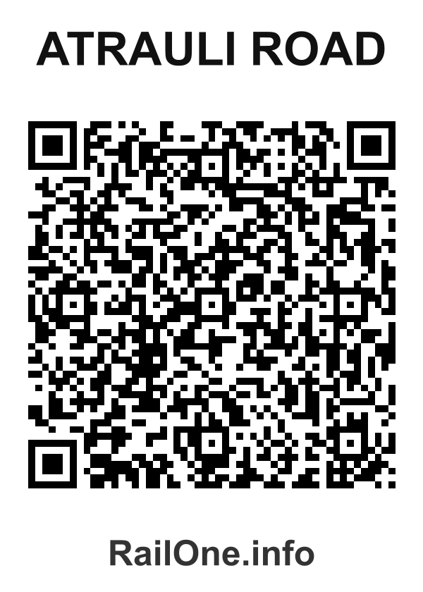 RailOne QR Code for Atrauli Road station