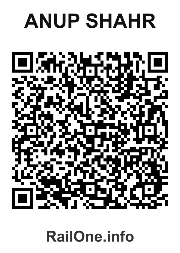 RailOne QR Code for Anup Shahr station