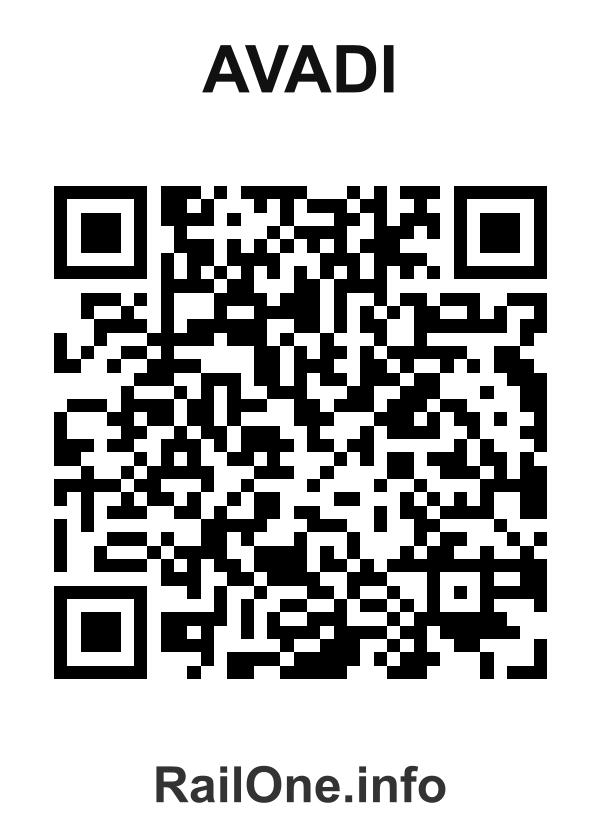 RailOne QR Code for Avadi station