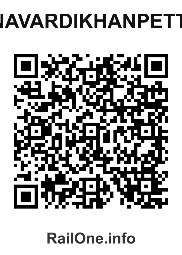 RailOne QR Code for Anavardikhanpettai station