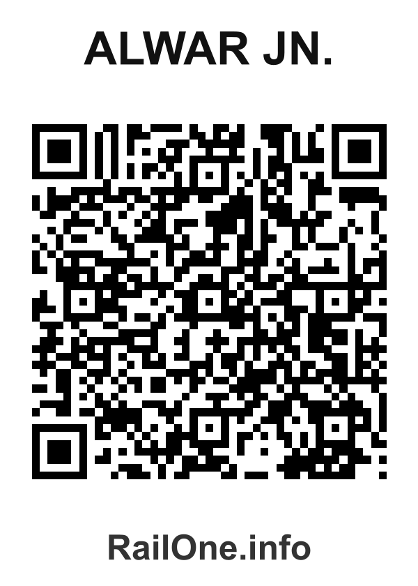 RailOne QR Code for Alwar Jn. station