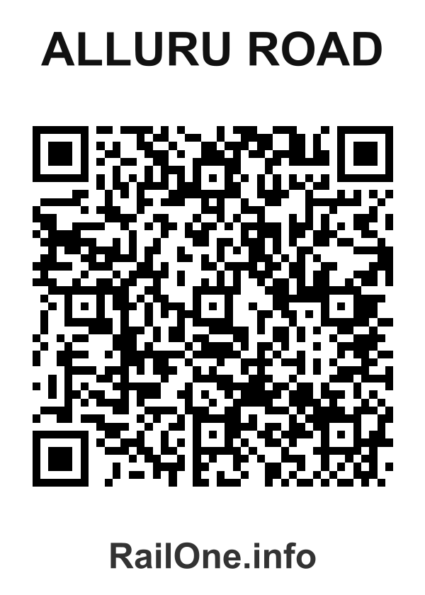 RailOne QR Code for Alluru Road station